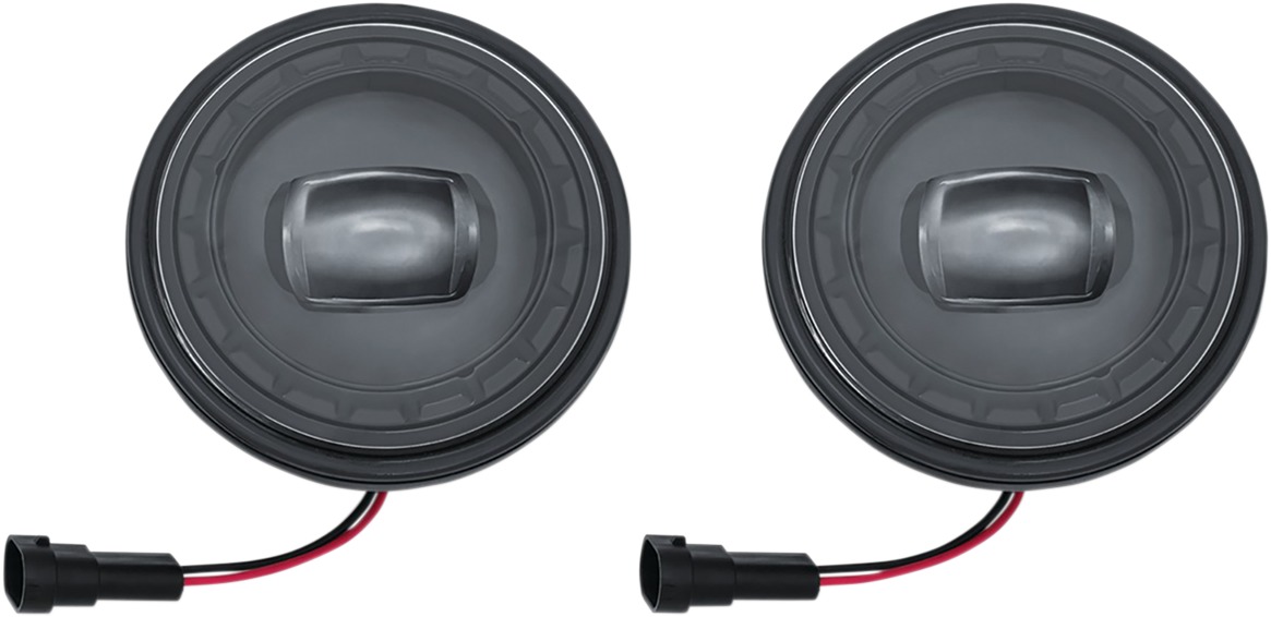 Orbit 4-1/2in Passing Lamps Black - Click Image to Close