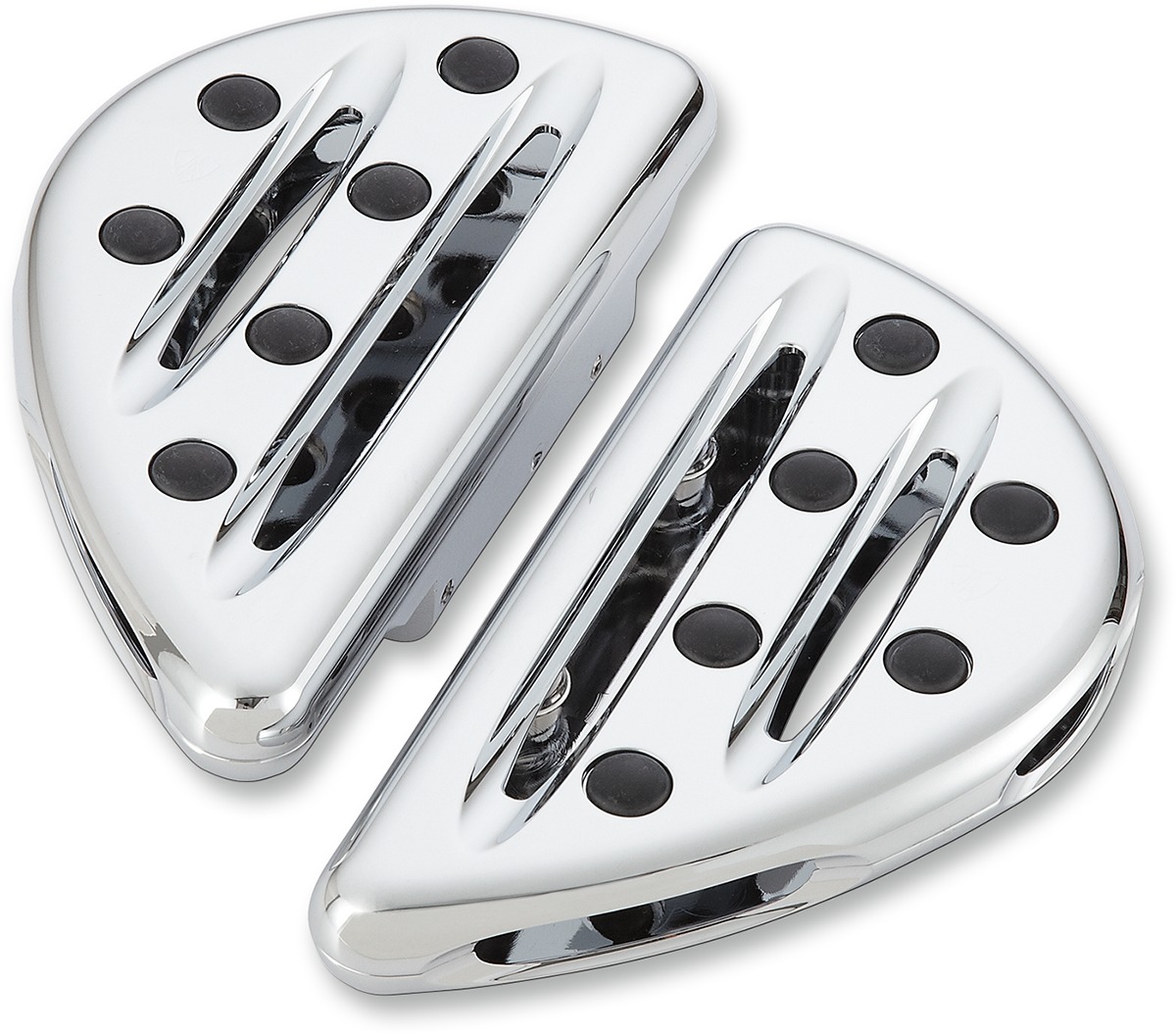 Arlen Ness Deep Cut Adjustable Passenger Floorboards Chrome - Click Image to Close