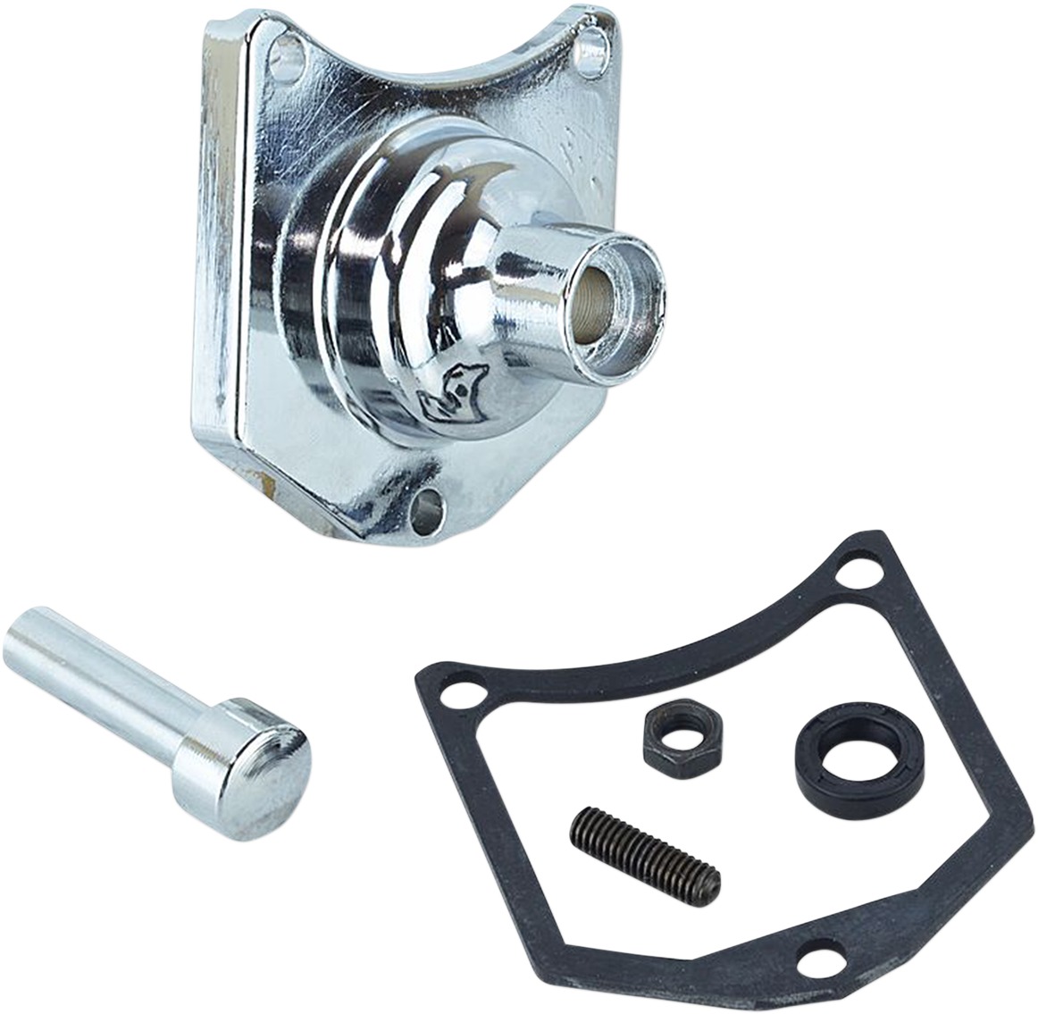 Chrome Solenoid Cover Starter Button - For 1.5/1.8kW Gear Reduction Starter - Click Image to Close