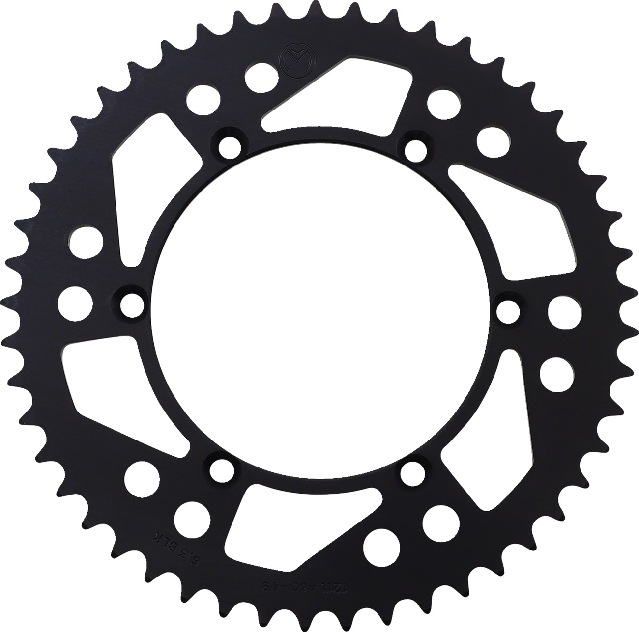 Moose Offroad Rear Aluminum Sprocket 49T Black 520 Chain For Kawasaki, Suzuki - Click Image to Close