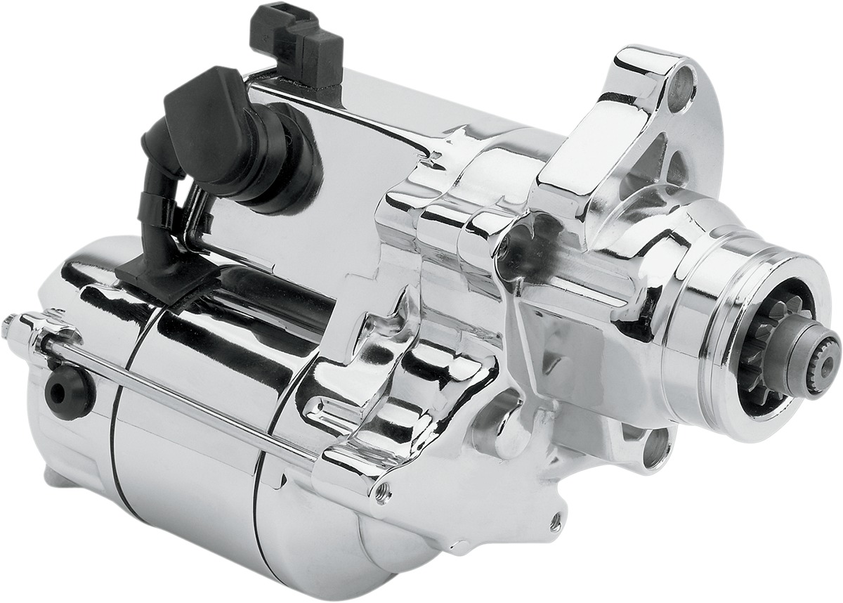 High-Performance Starter Motor 1.4 kW Chrome - Click Image to Close