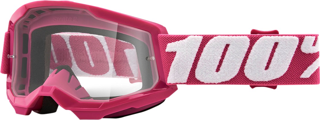 Strata 2 Pink "Fletcher" Junior Goggles - Clear Lens - Click Image to Close