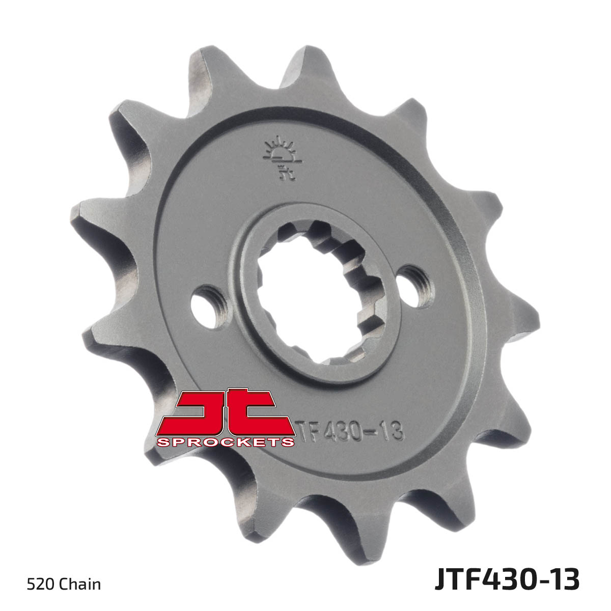Front Steel Countershaft Sprocket - 13 Tooth 520 - Click Image to Close