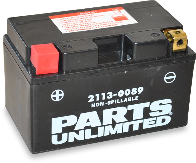 AGM Maintenance Free Battery 190CCA 12V 8.6Ah Factory Activated - Replaces YTZ10S - Click Image to Close