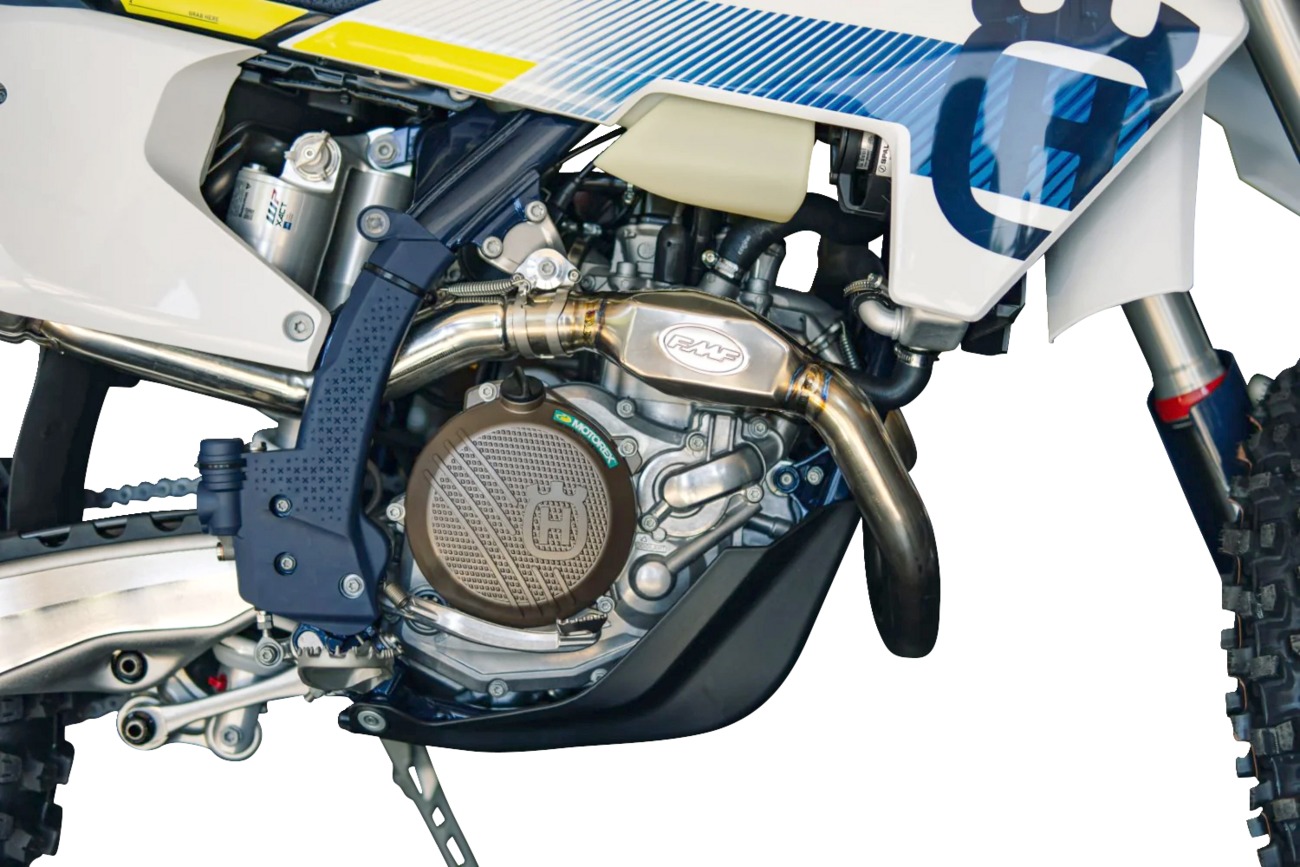 FMF MegaBomb Header Titanium For 2024 Triumph TF 250-X - Titanium header for 2024 Triumph TF 250-X - Click Image to Close