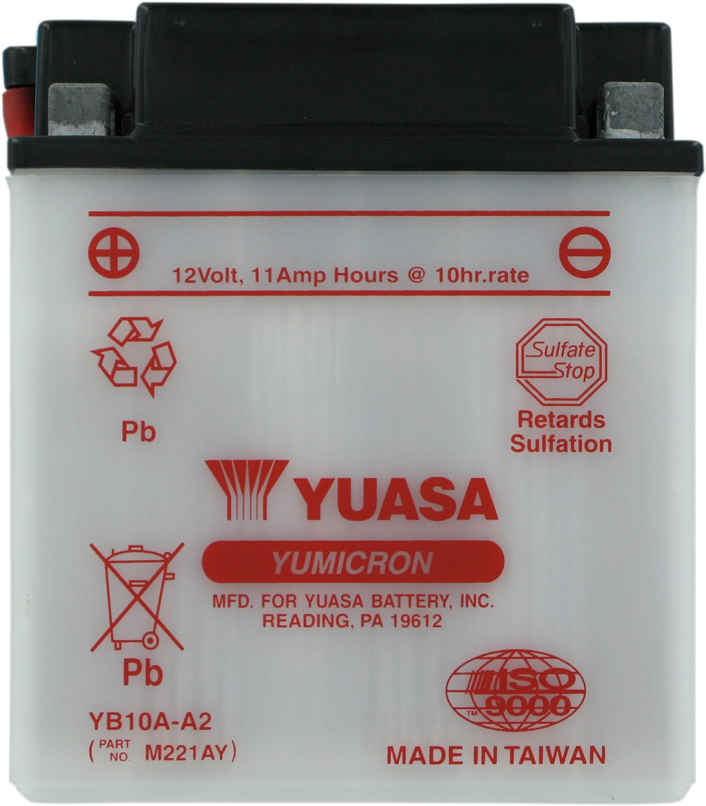 Yuasa YB10A-A2 Yumicron 12 Volt Battery - Click Image to Close