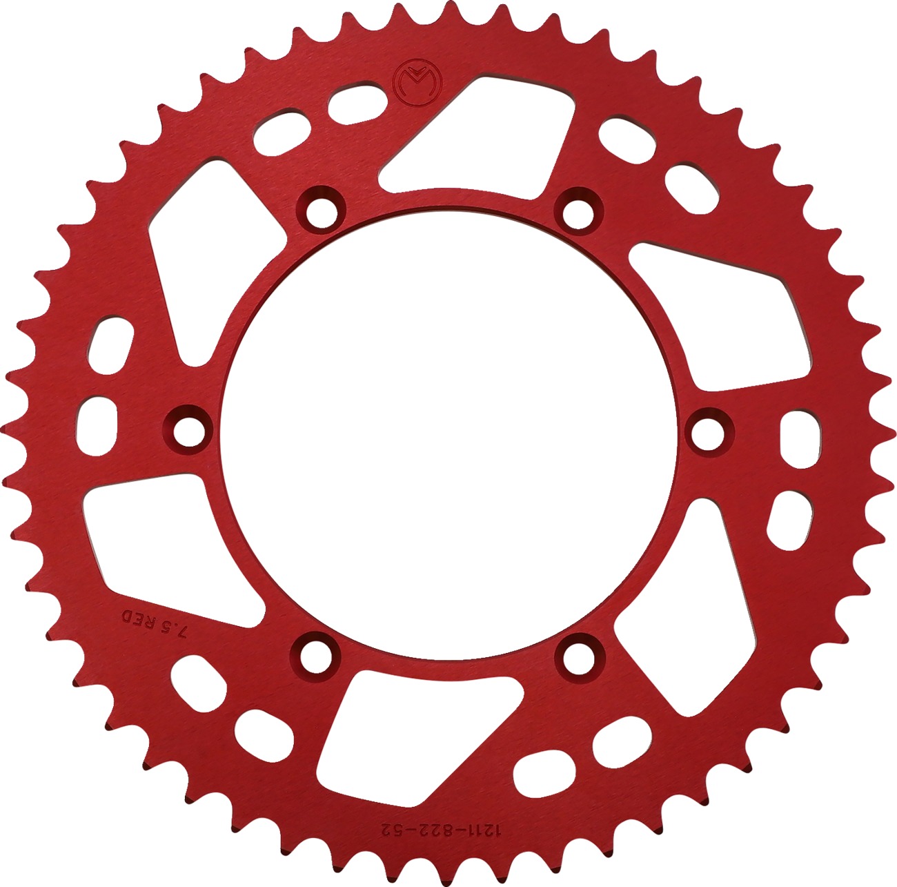 Moose Offroad Rear Aluminum Sprocket 52T Red 520 Chain For Beta Gas Gas Sherco Suzuki - Click Image to Close