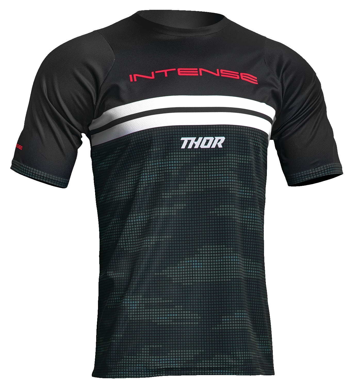 Thor Intense Assist Decoy Short-Sleeve Jersey XL Camo Green Men's - Performance MTB jersey, XL, Camo Green, Men's - Click Image to Close