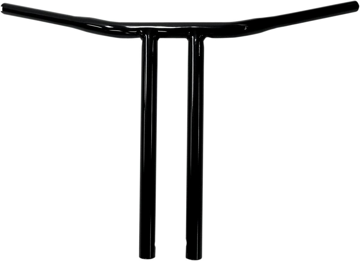 Drag Specialties 1-1/4 in Buffalo T-Bar Handlebar Black Gloss - 1-1/4 in T-Bar handlebar, black gloss finish - Click Image to Close