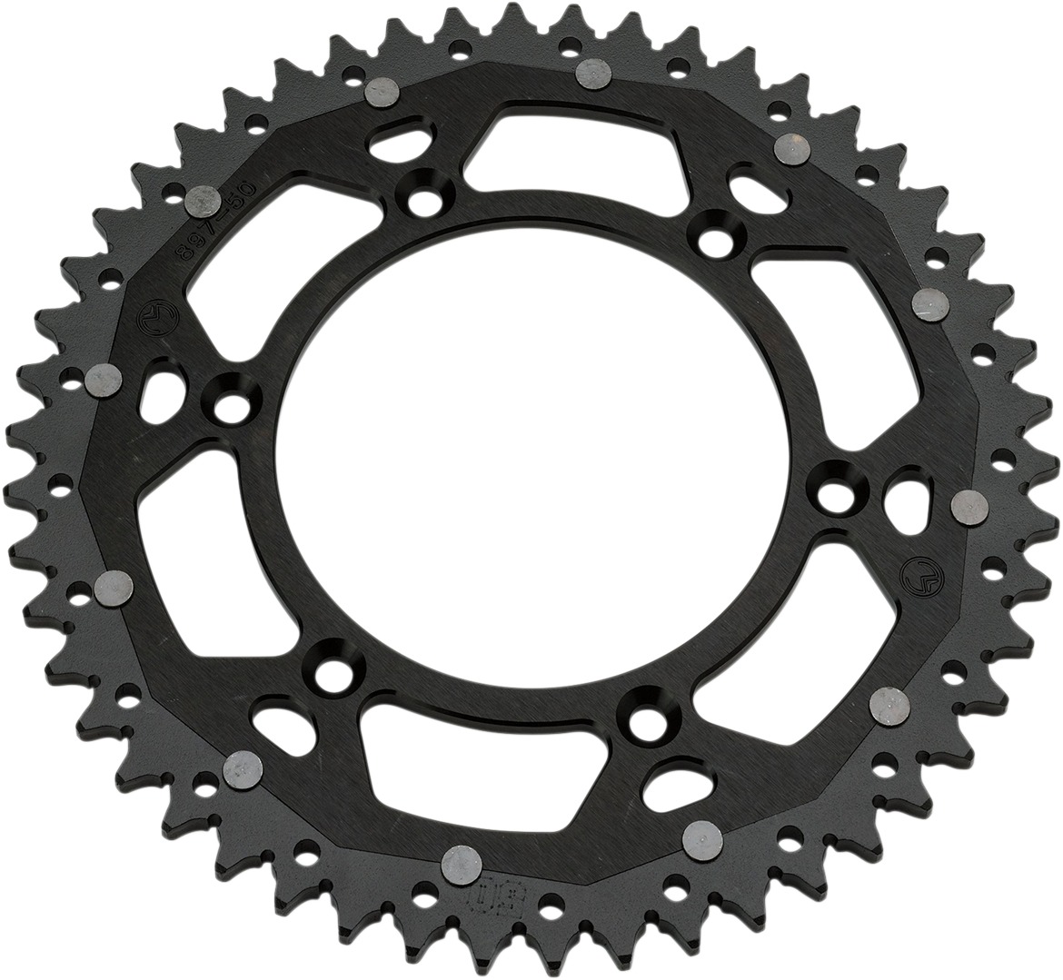 48T Black Dual Metal Rear Sprocket - For 90-20 KTM Husaberg Husqvarna - Click Image to Close