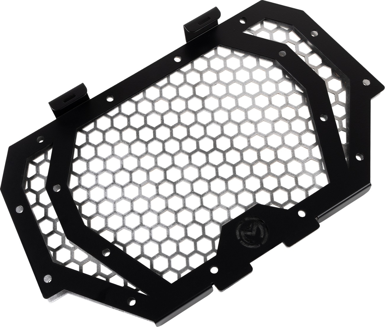 Moose Offroad Front Grille Black For Polaris RZR Models - Front aluminum grille For Polaris RZR models - Click Image to Close