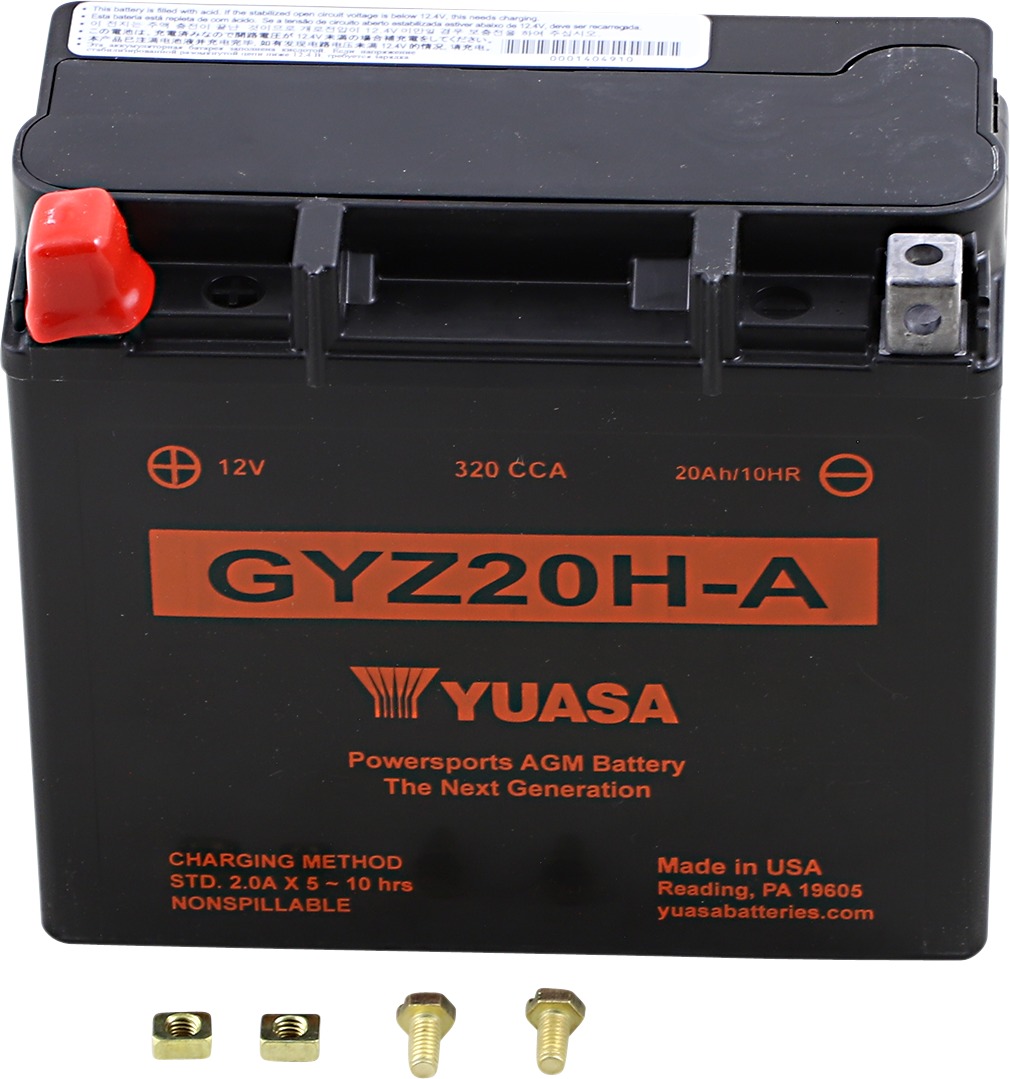 GYZ20H-A Factory-Activated AGM Maintenance-Free Battery - For 2019+ Honda Talon 1000R & 1000X 2/4 Seaters - Click Image to Close