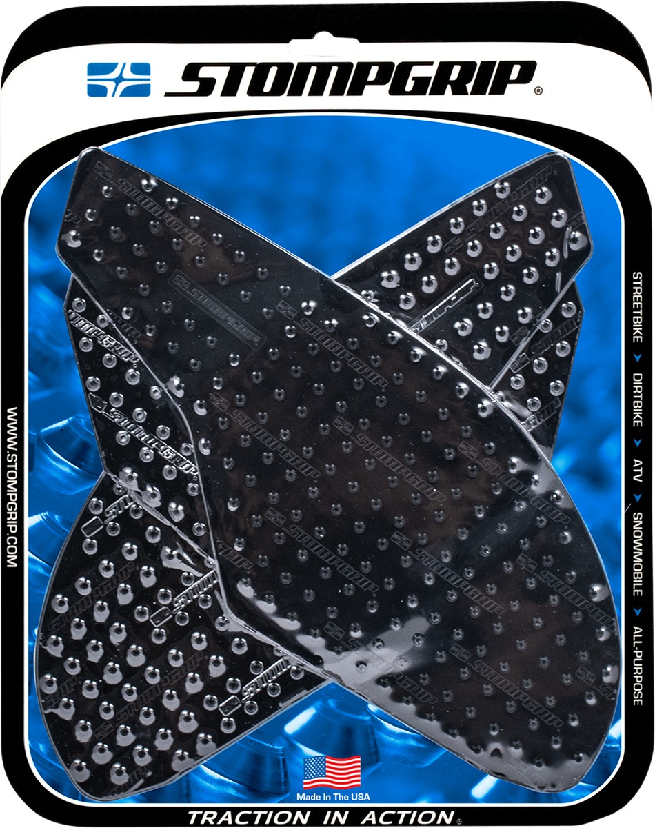 Stompgrip Tank Pad Kit Volcano Black Fits Daytona 674 2013-2015 - Click Image to Close