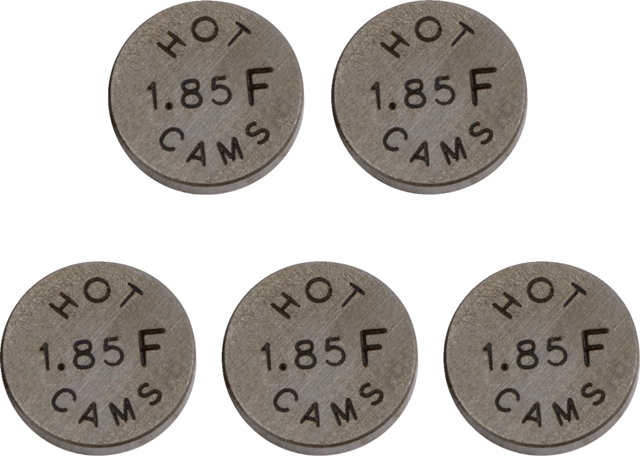 Hot Cams 1.85mm Valve Shim Kit 5-Pack - Click Image to Close