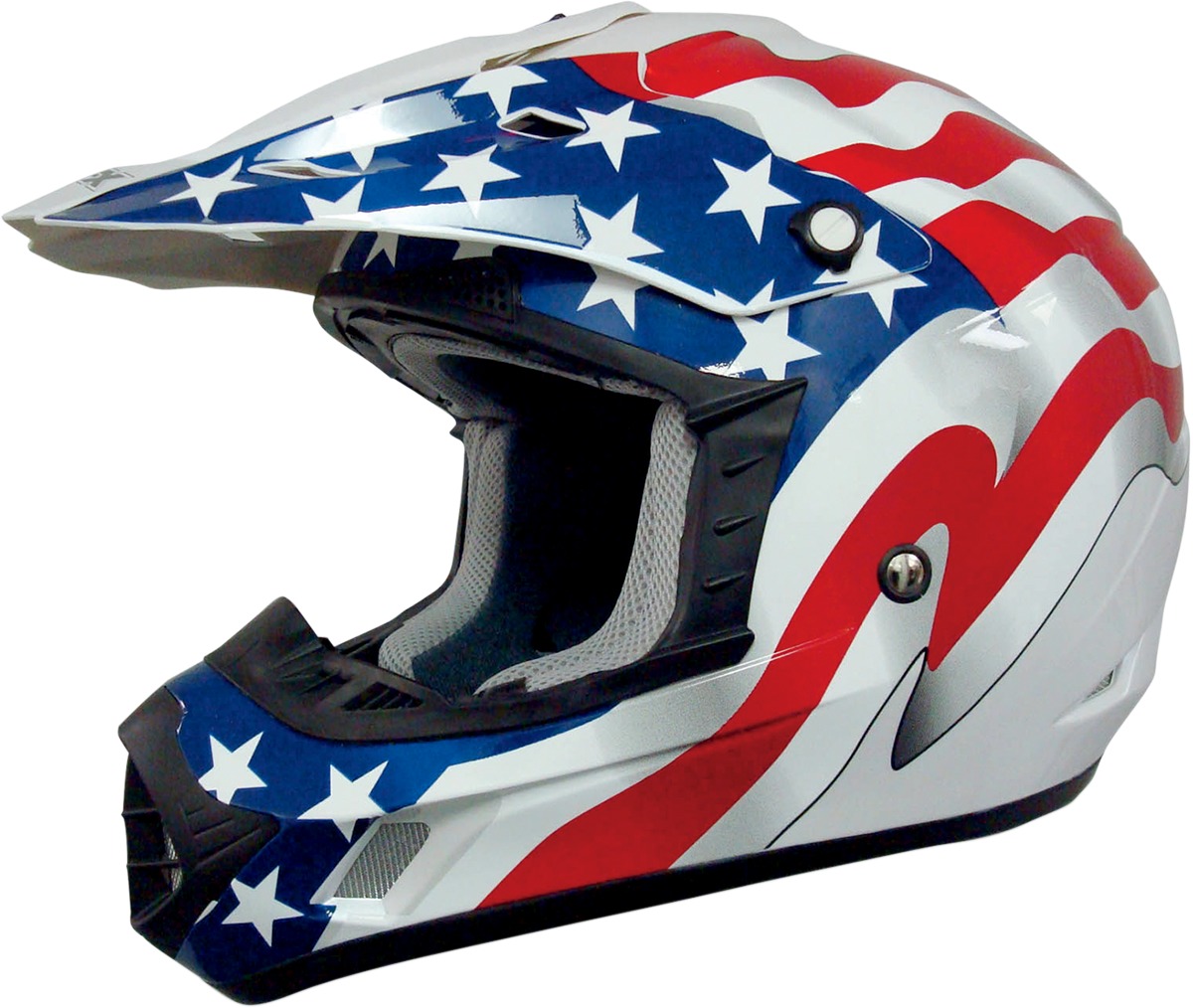 FX-17 Flag Full Face Offroad Helmet Red/White/Blue X-Large - Click Image to Close