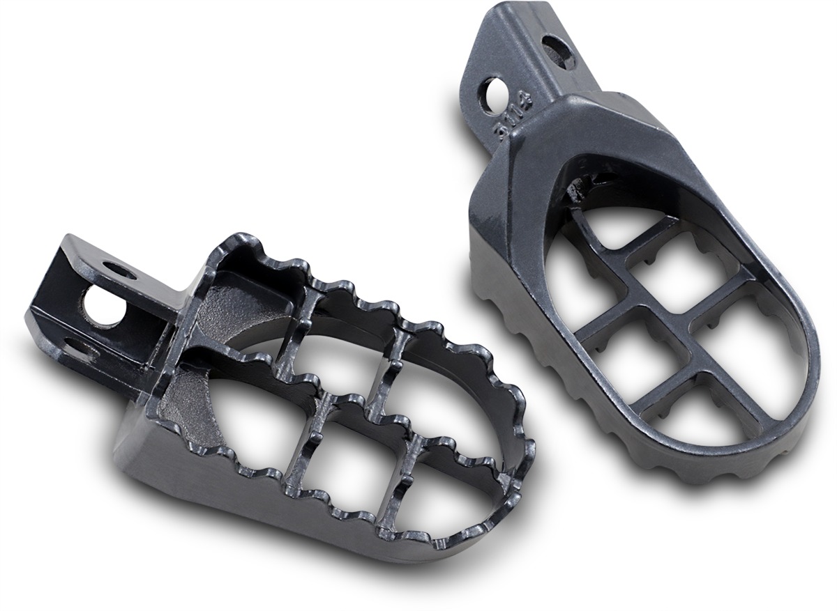 Super Stock Footpegs - For 83-19 Kawasaki KX60 KLX110/L Suzuki RM60 - Click Image to Close