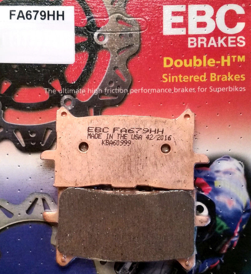 Sintered Double-H Brake Pads - 16-17 Honda CRF1000L Africa Twin - Click Image to Close