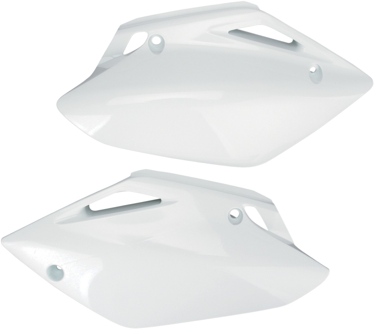 Side Number Plates for Honda - Sd Pnl Wh Crf150R 07 - Click Image to Close