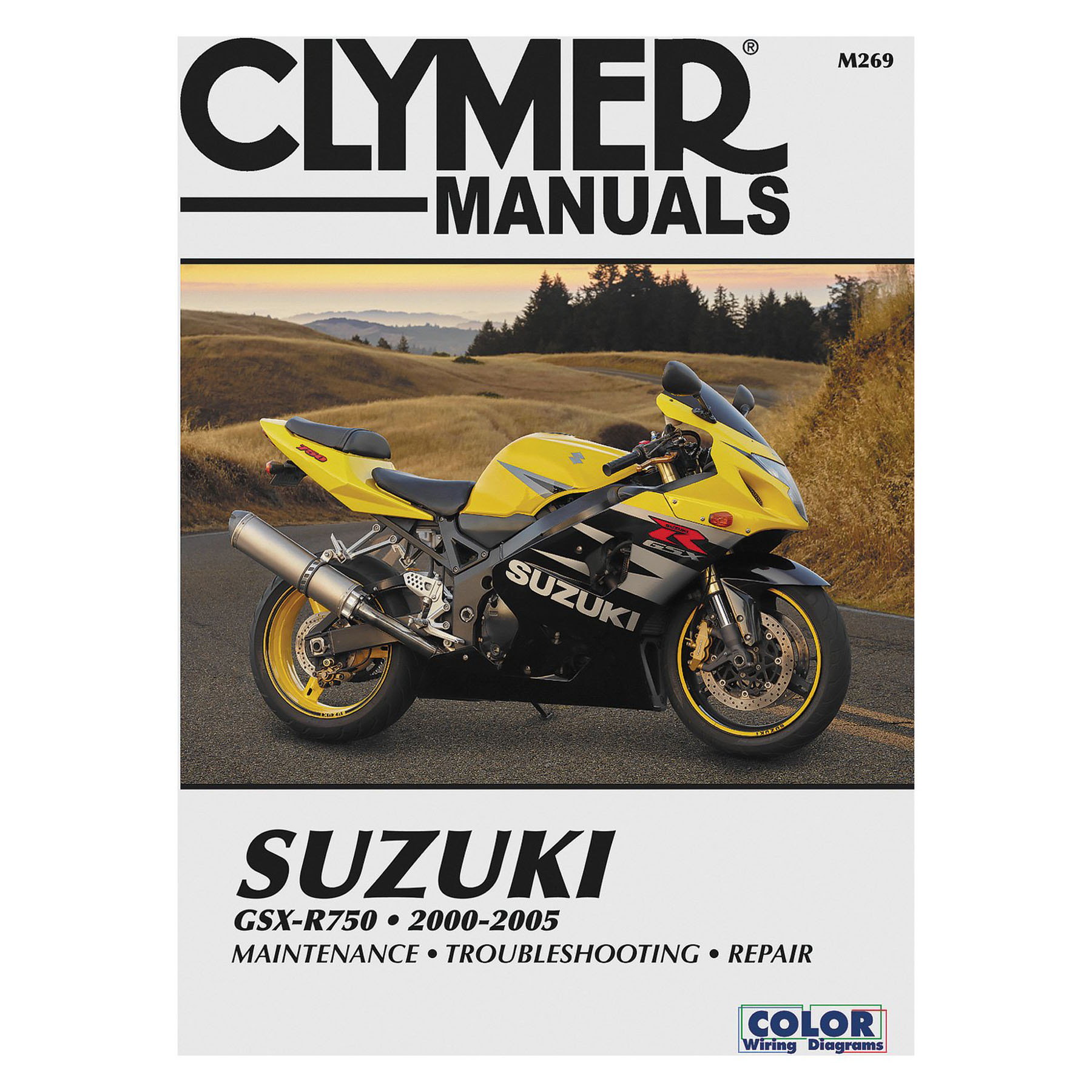 Clymer Repair Manual Suzuki GSX-R750 2000-2005 - Service manual for Suzuki GSX-R750 2000-2005 - Click Image to Close
