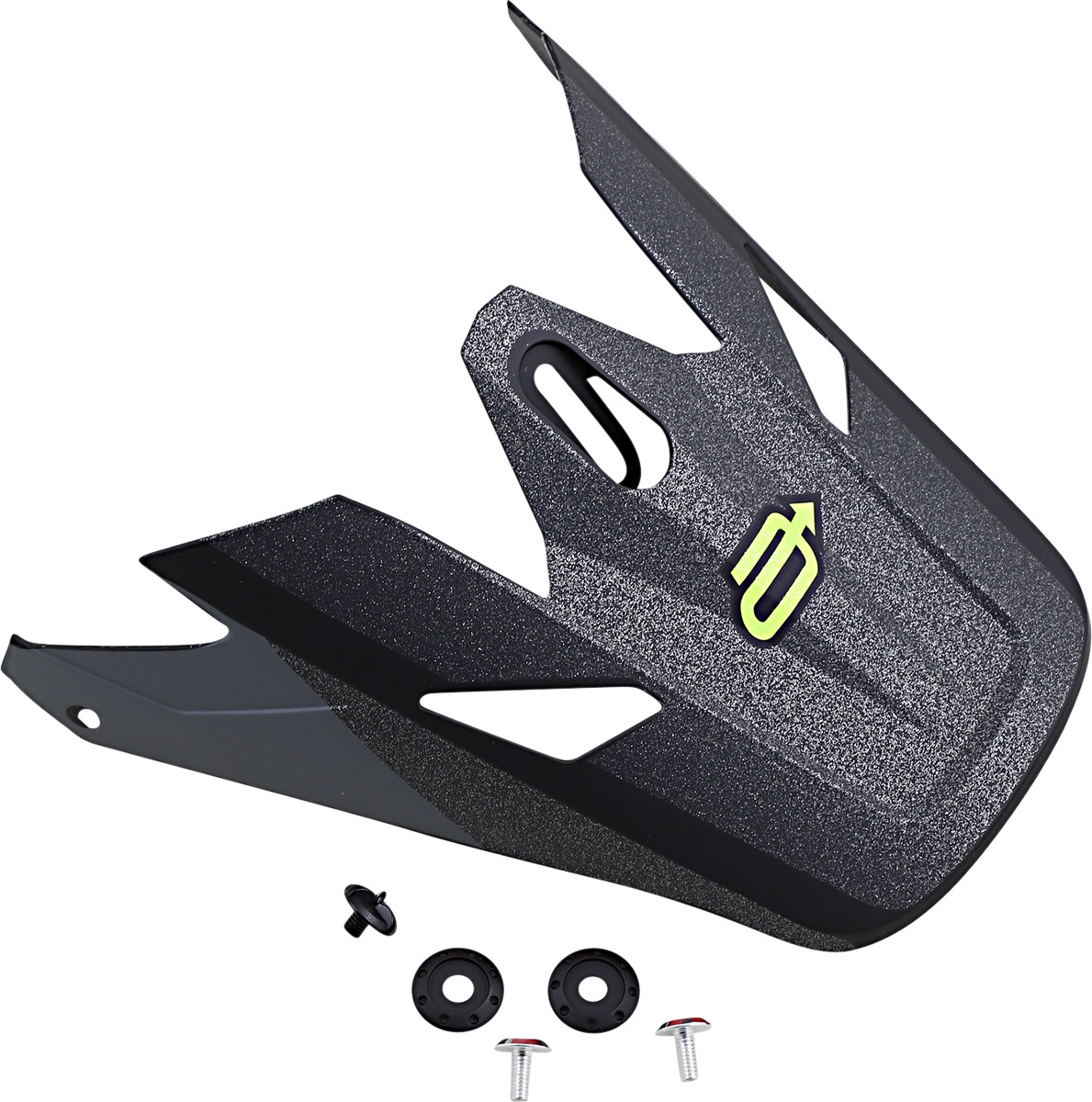 Arctiva Rise Helmet Visor Kit Cambio Graphic Hi-Vis Gray Adult - Replacement visor for Arctiva Rise helmets - Click Image to Close