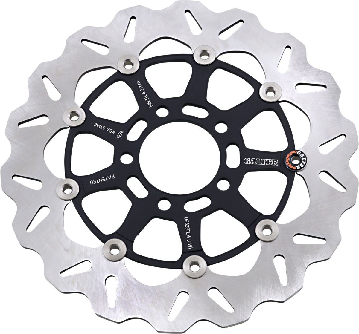 Floating Wave Front Brake Rotor - For Suzuki SV V-Strom - Click Image to Close