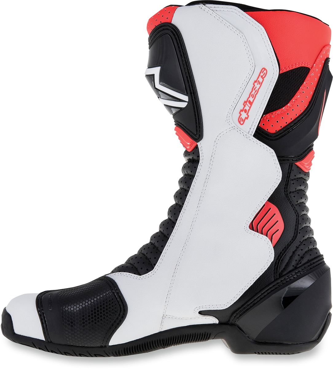 SMX-6v2 Vented Street Riding Boots Black/Red/White US 5 - Click Image to Close