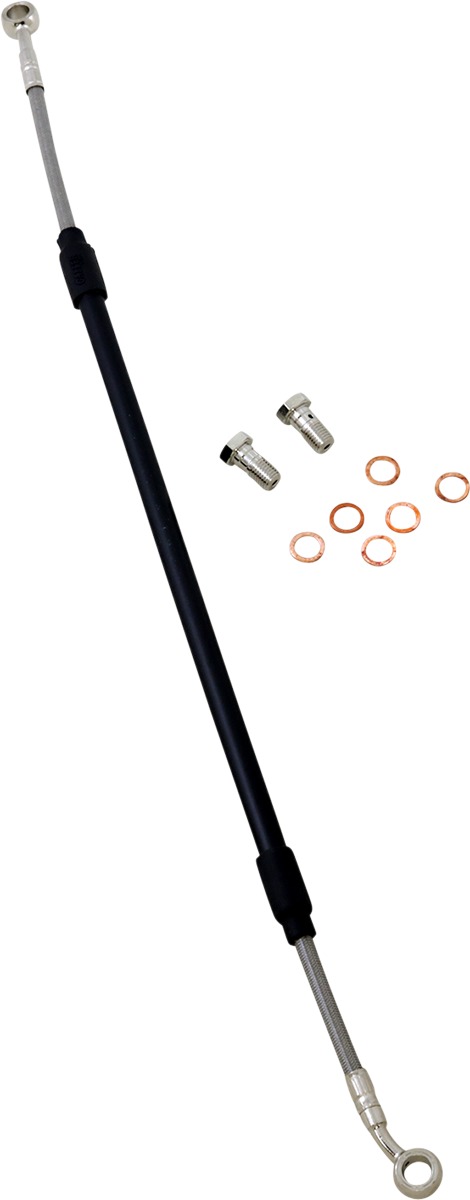 Stainless Steel Rear Brake Line Kit - For 02-15 Yamaha YZ85 - Click Image to Close