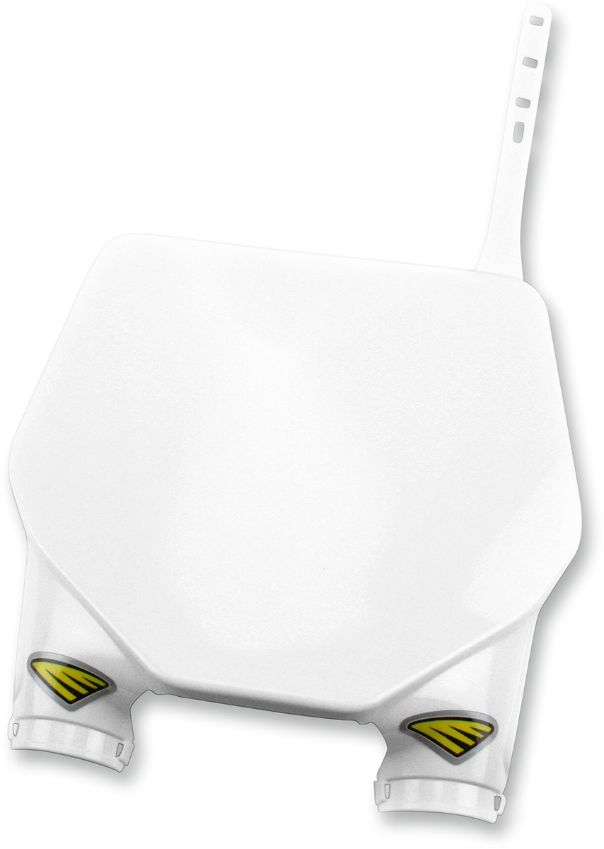 Cycra Stadium Number Plate White Fits Suzuki - Click Image to Close