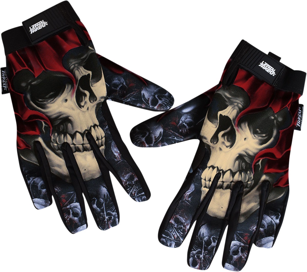 Lethal Threat Reaper Gloves 2XL Black Men's Touchscreen - Reaper gloves, touchscreen, 2XL, men's, black - Click Image to Close