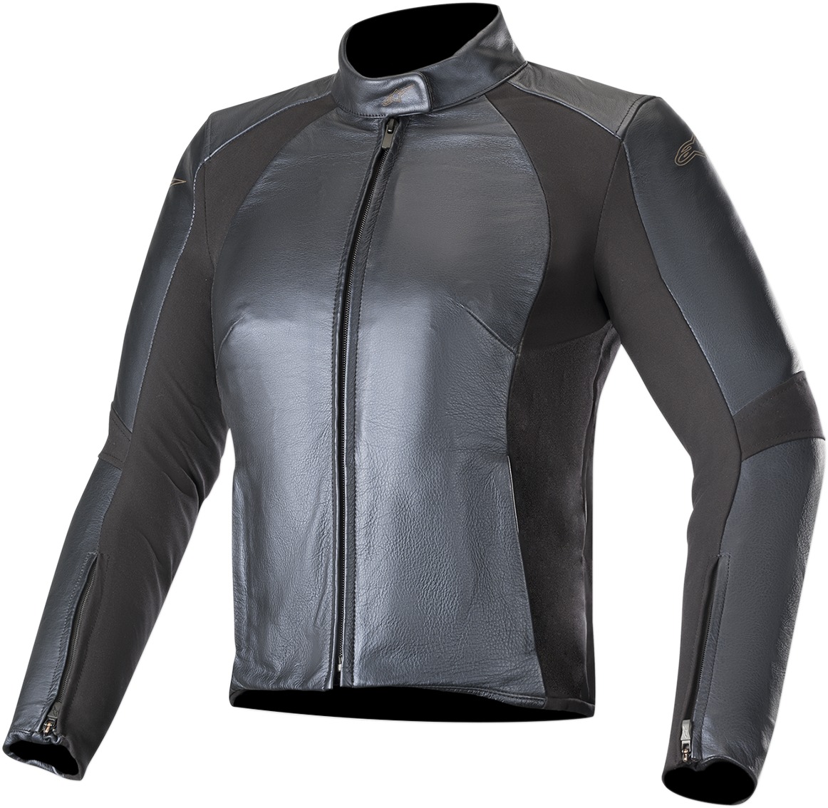 Women's Vika V2 Leather Street Riding Jacket Black US 2 - Click Image to Close