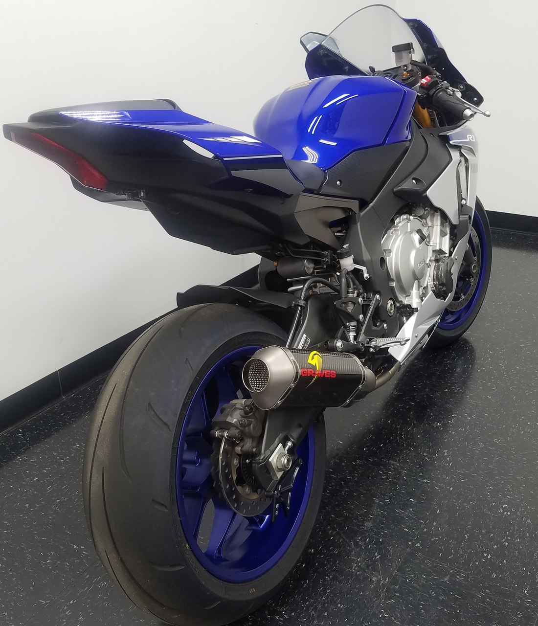 Yamaha R1 Full Titanium Exhaust System with Carbon 265mm Silencer - Click Image to Close