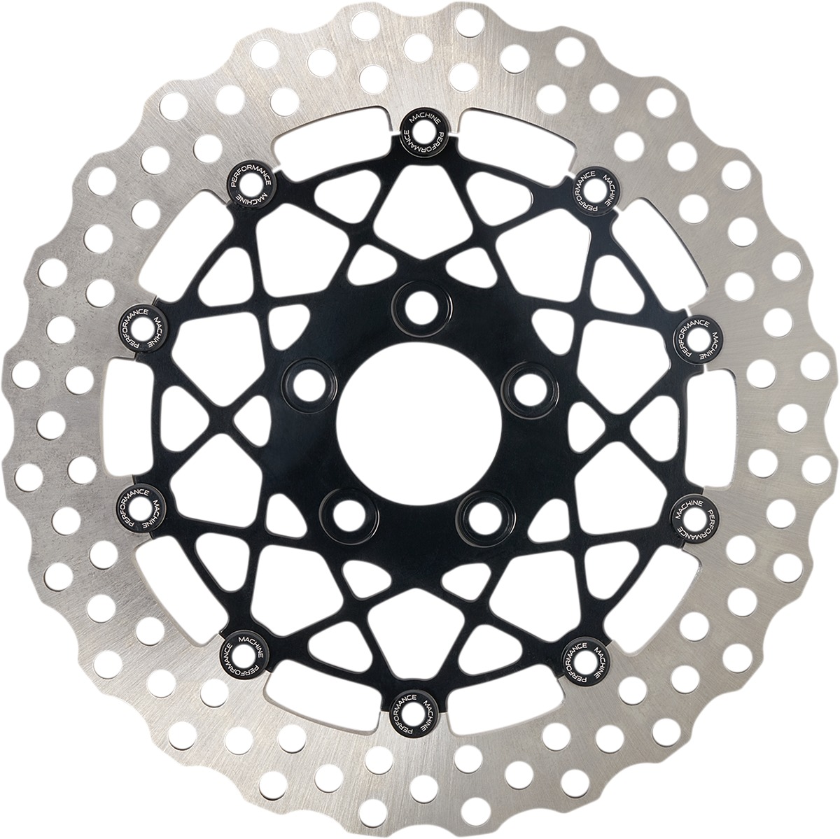 Performance Machine Speedstar 11.8" Front Brake Rotor Black Anodized - Click Image to Close