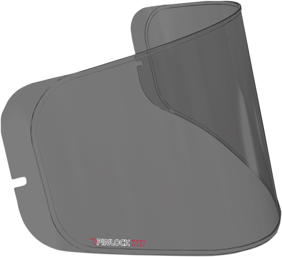 ICON Pinlock 70 Lens Dark Smoke for Airframe Pro/Optics/Airform/Airmada - Replacement anti-fog lens for ICON helmets - Click Image to Close