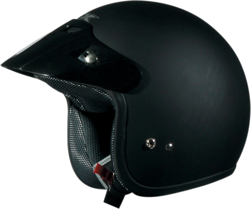 FX-75Y Open Face Street Helmet - Matte Black Youth Small - Click Image to Close