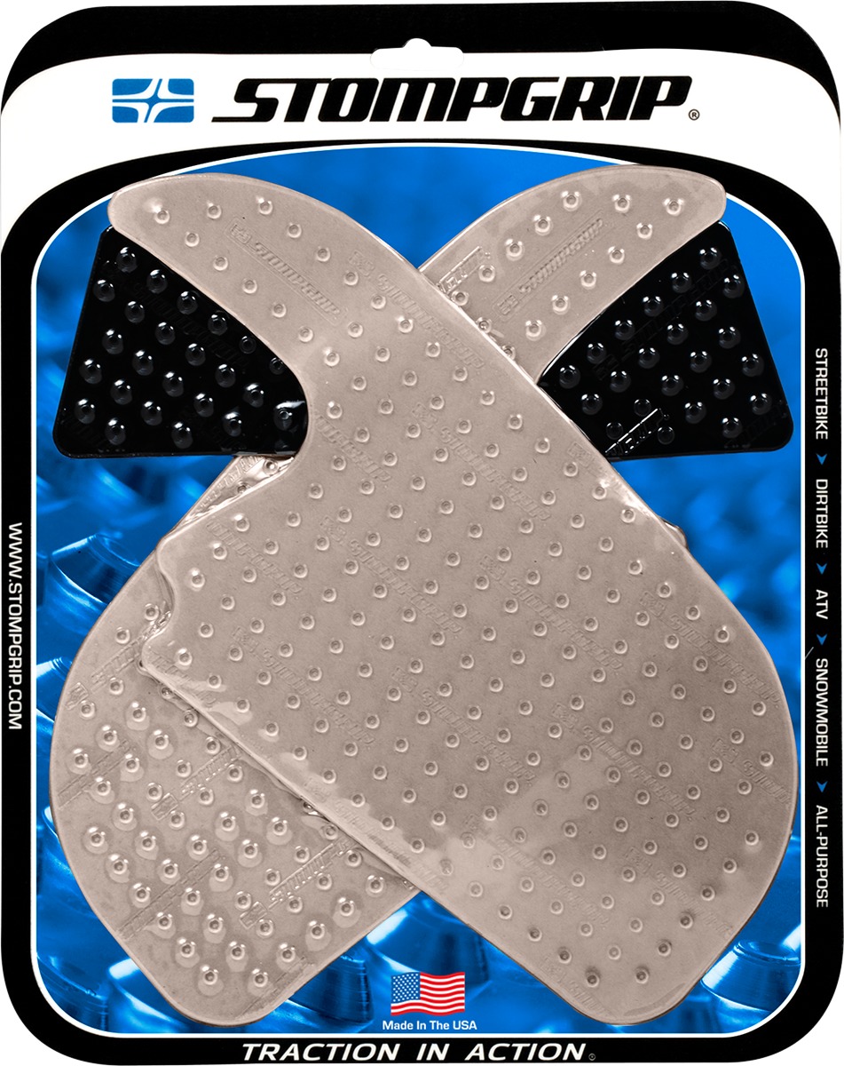 Stompgrip Tank Pad Kit Volcano Clear/Black Fits CBR600RR 2013-2014 - Click Image to Close