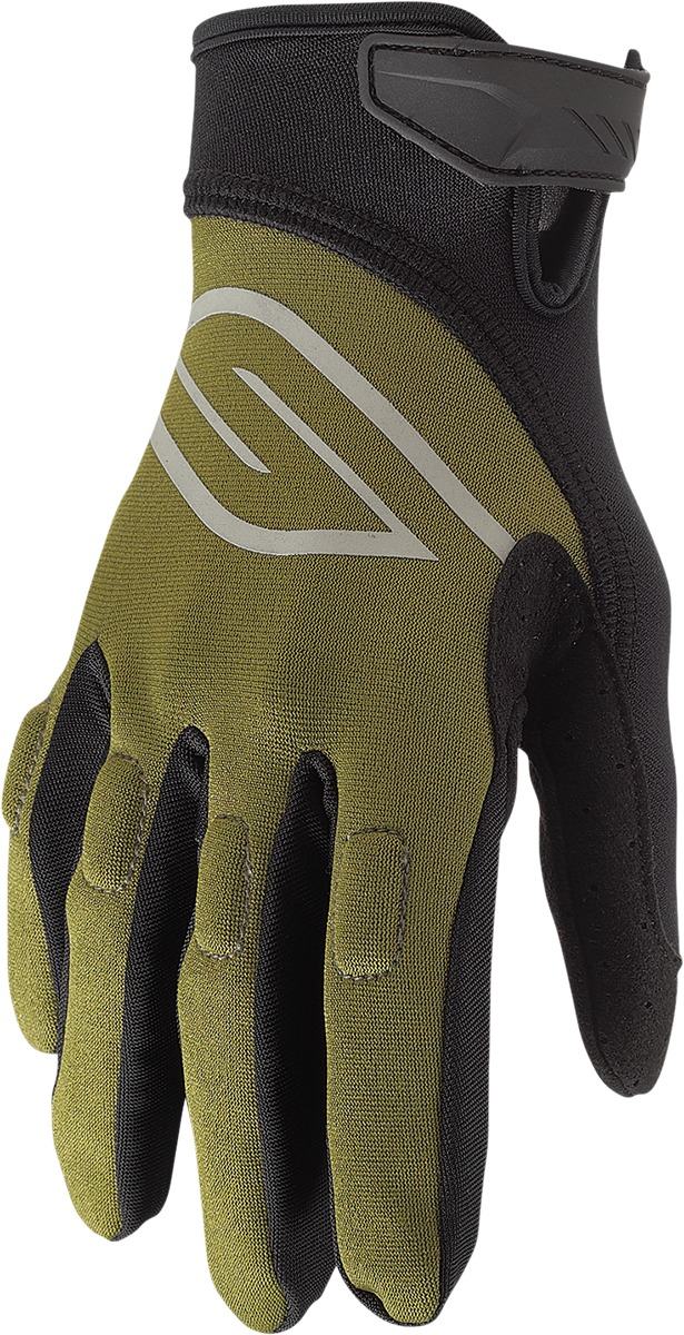 Circuit Perforated Watercraft Gloves - Olive/Black Unisex Adult Small - Click Image to Close