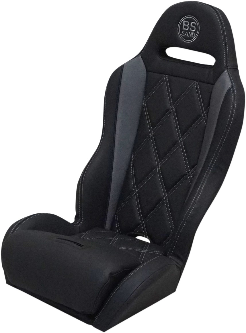 Performance Diamond Solo Seat Black/Gray - For 2018 Textron Wildcat XX - Click Image to Close