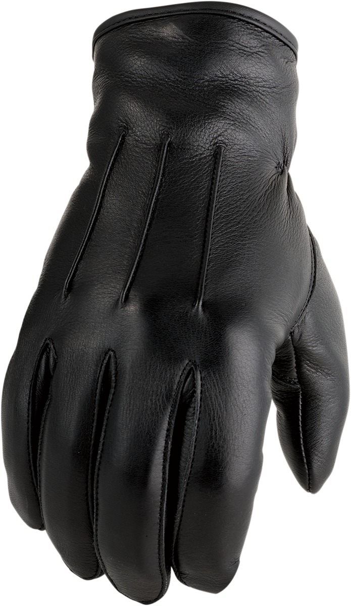 Z1R 938 Deerskin Gloves Black 2XL Men's - Men's 2XL deerskin sport riding gloves in black - Click Image to Close