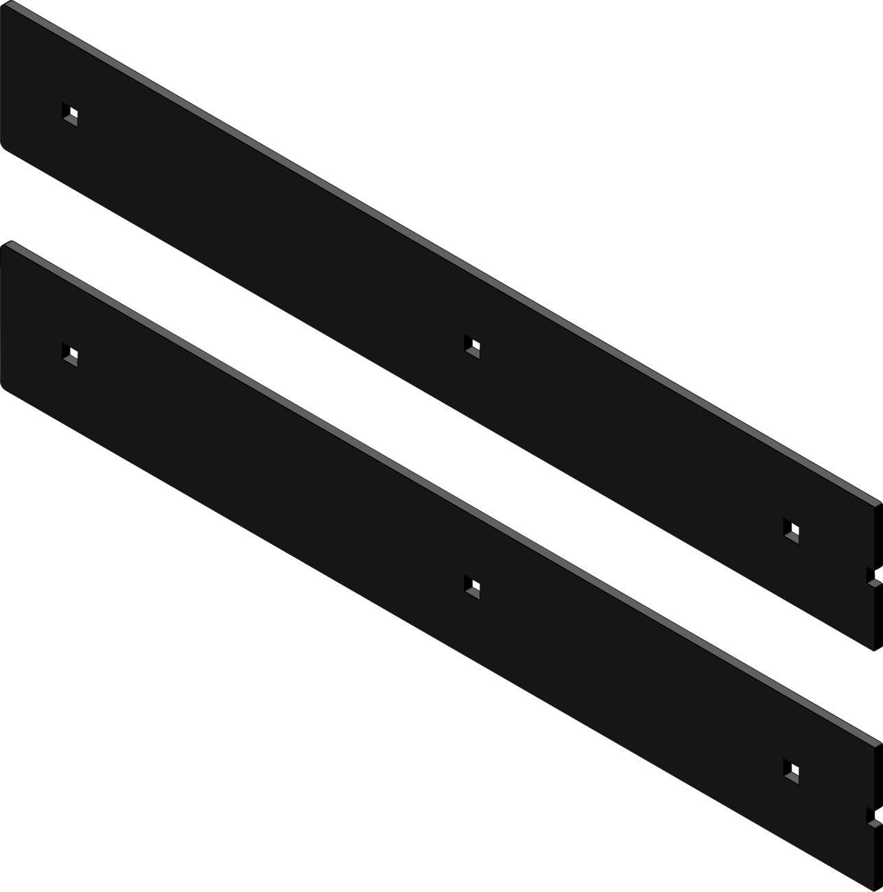 KFI 42 Inch Universal Wear Bar for ATV UTV Plow Blades - Fits Moose, Warn, KFI, Open Trail 48-72 in. plow blades - Click Image to Close