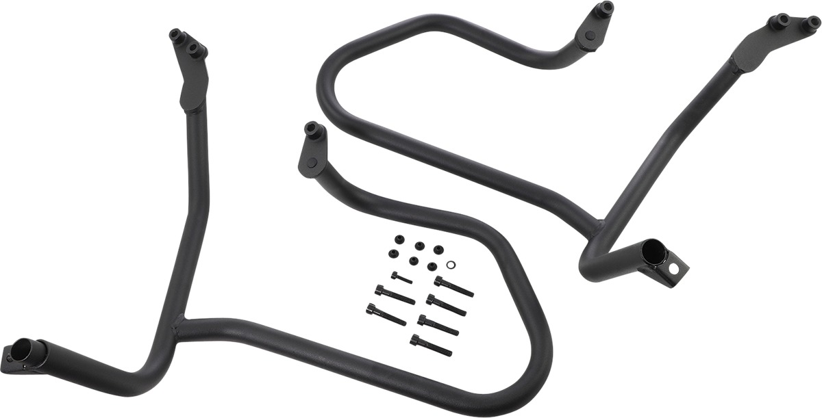 Black Engine Guards - For 04-12 650 V-Strom - Click Image to Close