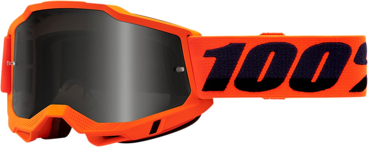 Accuri 2 "Sand" Fluorescent Orange Goggles - Smoke Lens - Click Image to Close