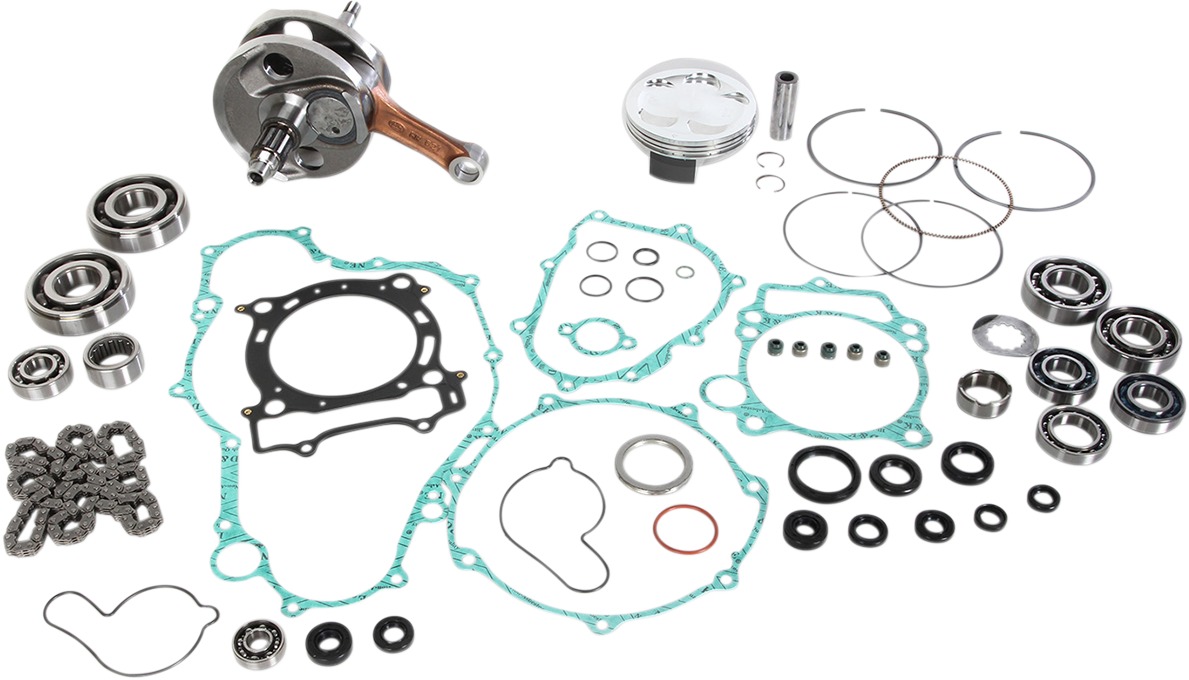 Engine Rebuild Kit w/ Crank, Piston Kit, Bearings, Gaskets & Seals - 03-05 YZ450F - Click Image to Close