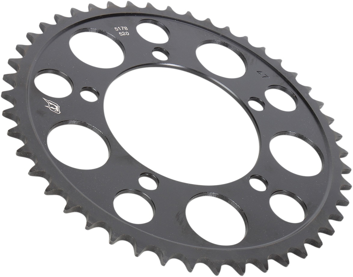 Driven 520 Steel Rear Sprocket Black 47T For 14-18 BMW S1000R/RR - Click Image to Close