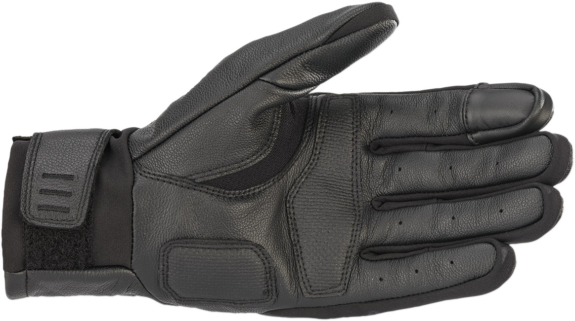 Gareth Leather Motorcycle Gloves Black US Small - Click Image to Close