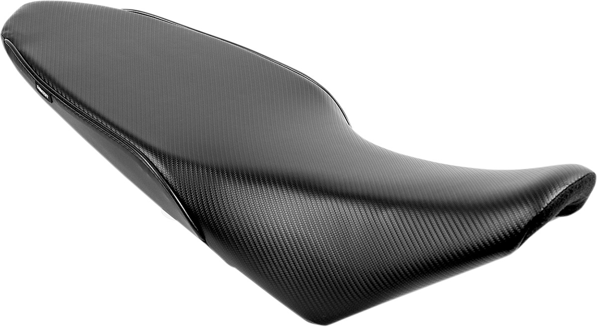 World Sport Performance Plain CarbonFX Vinyl Solo Seat - Black - WR250R/X - Click Image to Close