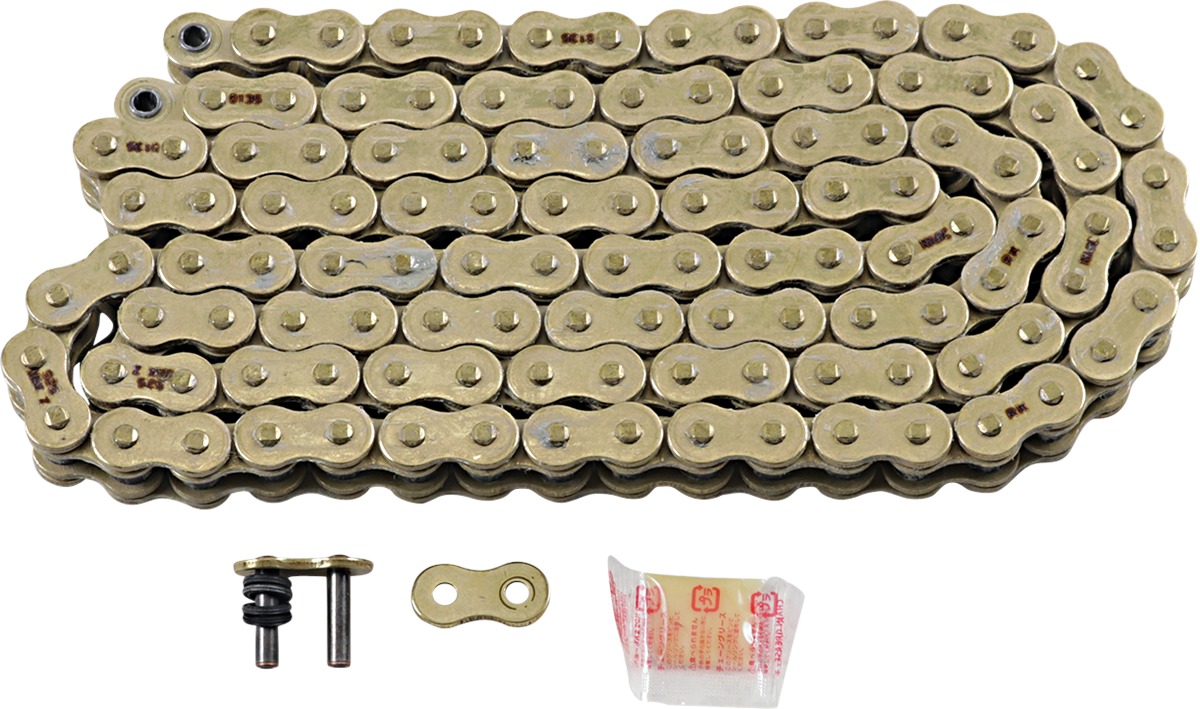 RK 525 MAX Z Gold RX-Ring Chain 120 Links - Premium RX-Ring chain, 120 links, gold finish - Click Image to Close