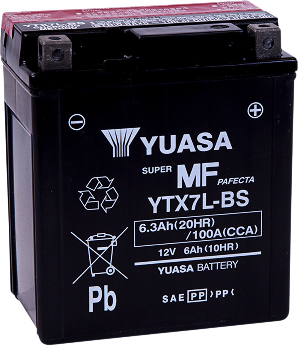 AGM Maintenance Free Battery YTX7L-BS - Click Image to Close