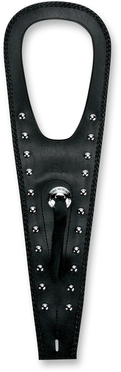 Mustang Studded Tank Bib Black For Kawasaki VN1500 Classic Nomad - Studded tank bib for Kawasaki VN1500 Classic/Nomad - Click Image to Close