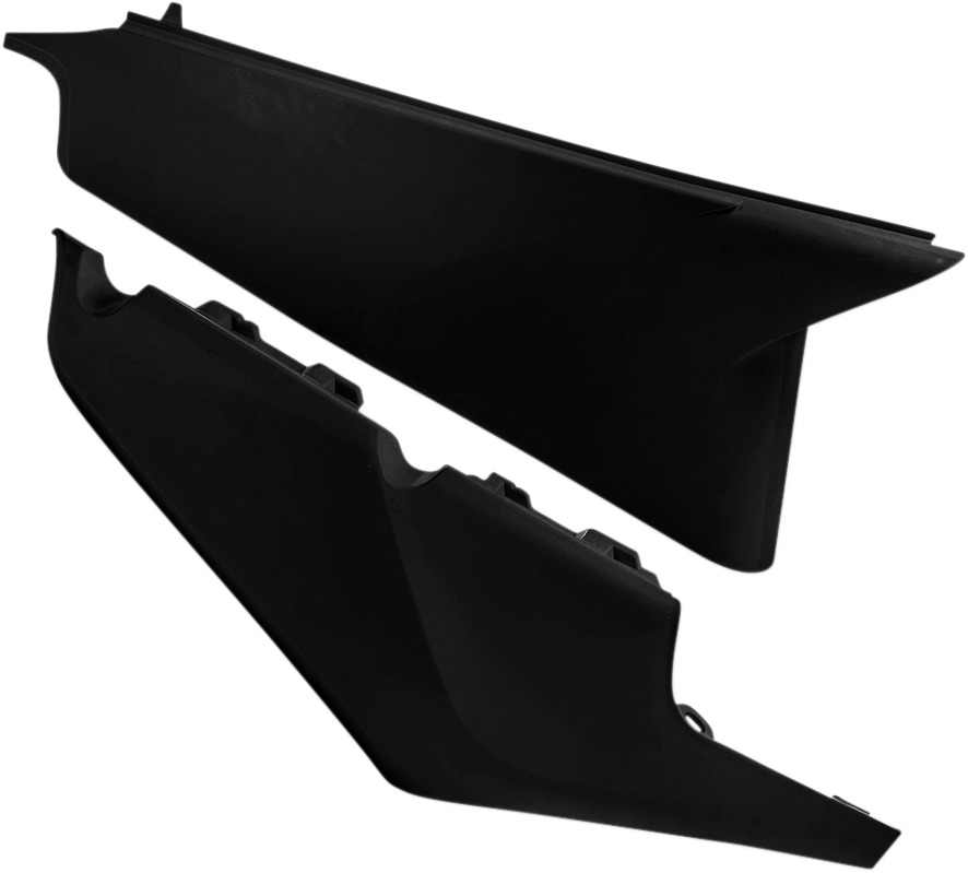 Acerbis Side Number Plates Black Fits Husqvarna - Click Image to Close