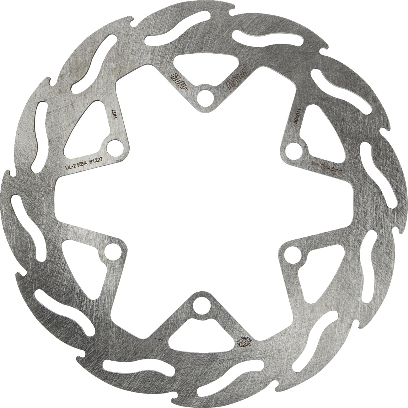 Moto-Master Flame Front Brake Rotor Kawasaki KX85/KX100/KX112 - Front brake rotor For Kawasaki KX85/KX100/KX112 - Click Image to Close